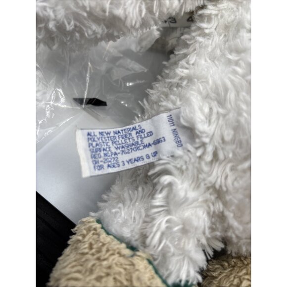 2011 Hugfun Int’l White/Green Teddy Bear Winter Hat Boots Scarf Plaid Holiday - Picture 16 of 16